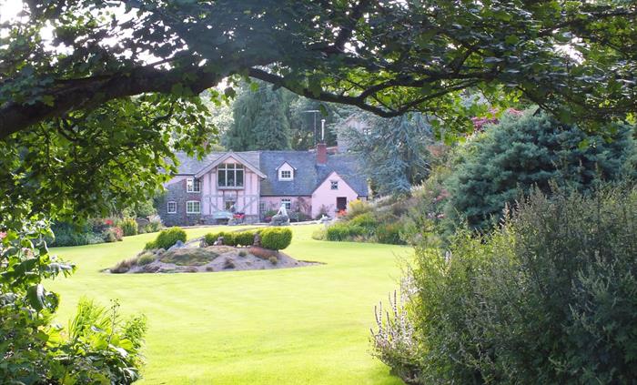 View of the house across the Great Lawn